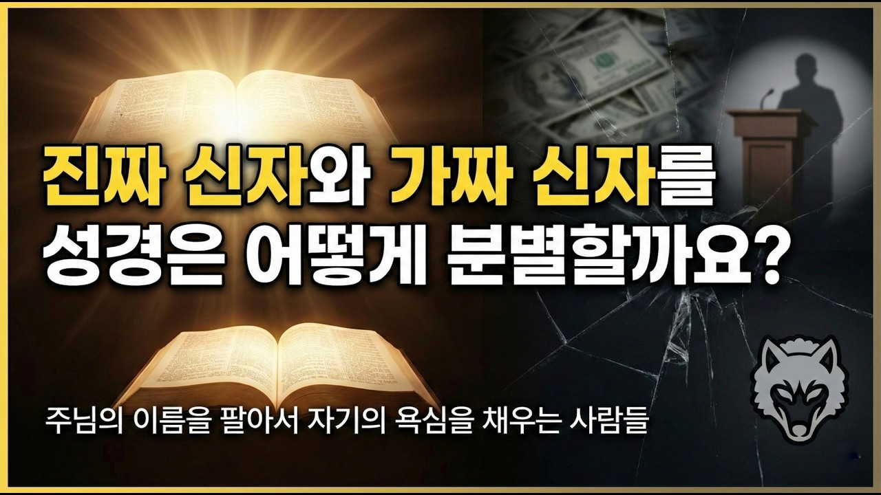 진짜 신자와 가짜 신자를 성경은 어떻게 분별할까요?ㅣ주님의 이름을 팔아서 자기의 욕심을 채우는 사람들 (박형택 목사)
