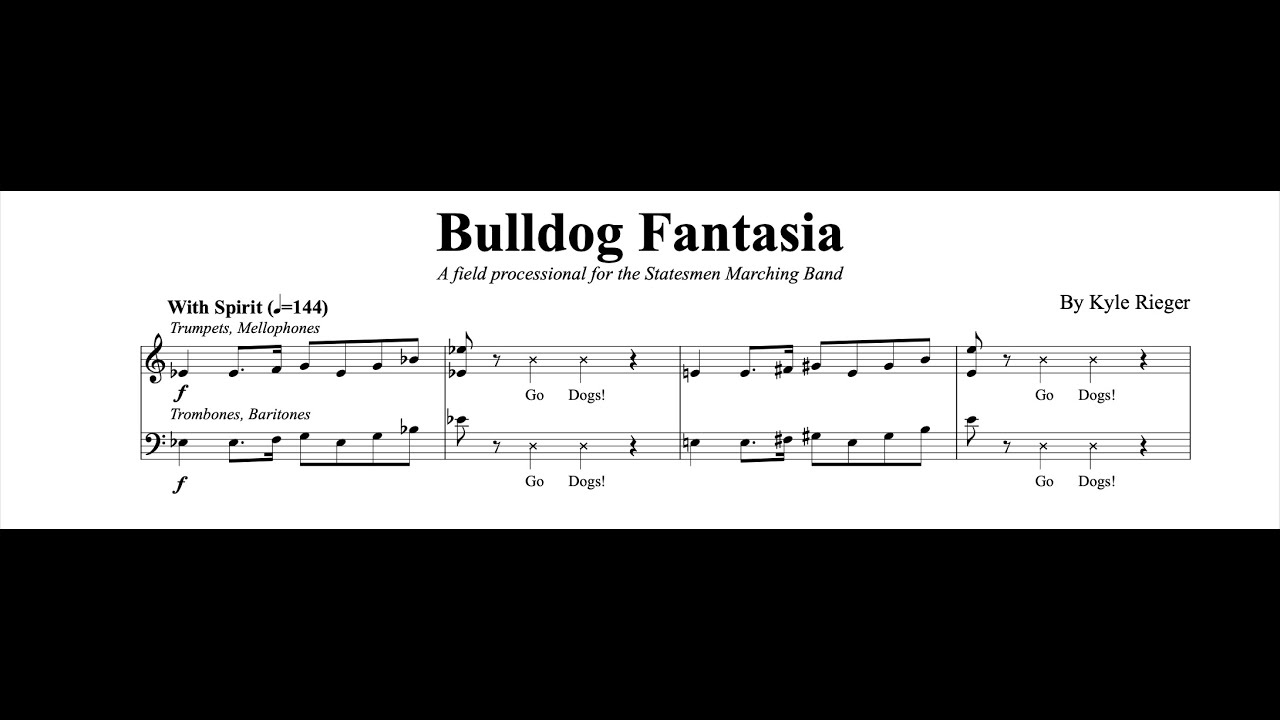 Bulldog Fantasia (Perusal Score)