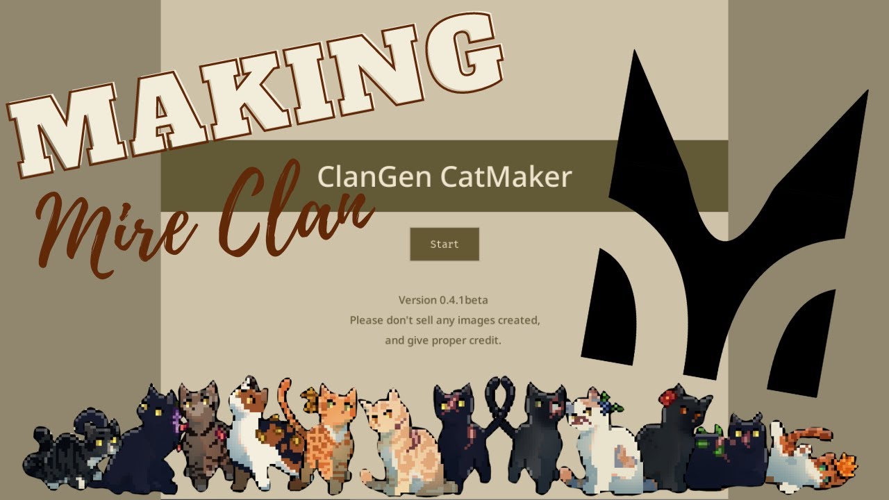 Clan-Gen Cat Maker | Making Mire Clan