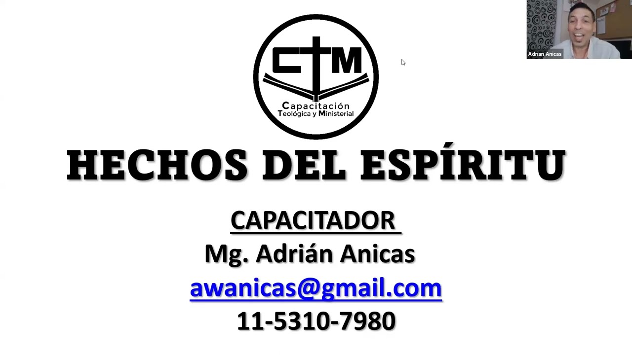 MASTERCLASS - HECHOS DEL ESPIRITU 15/3/2024