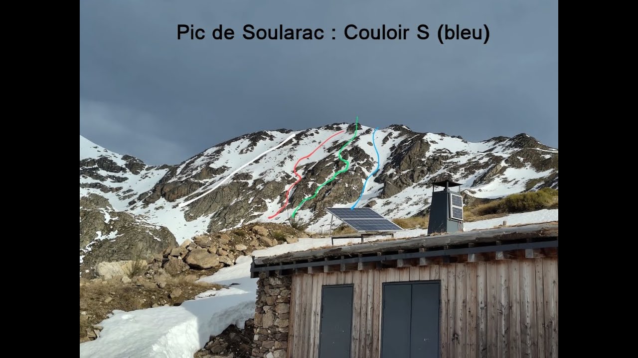 Pic de Soularac - Couloir S