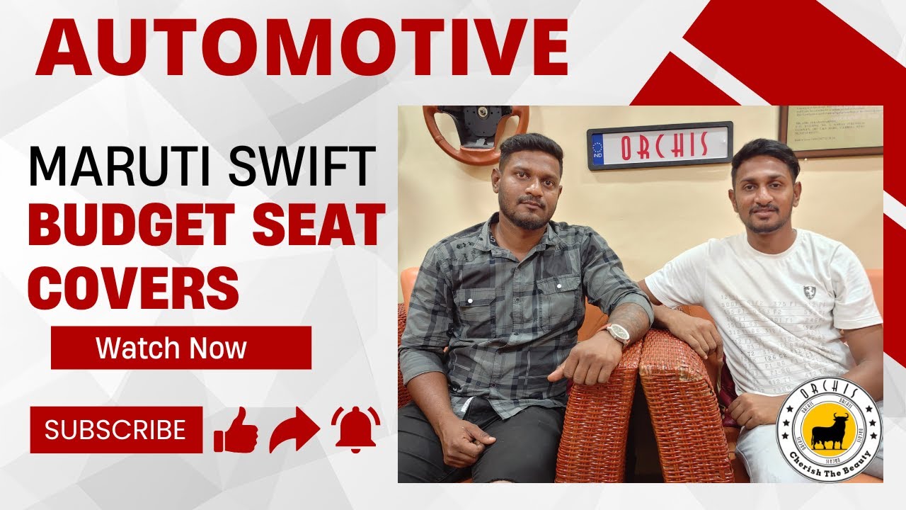 Maruti Swift Budget Friendly Car Seat Covers At Orchis