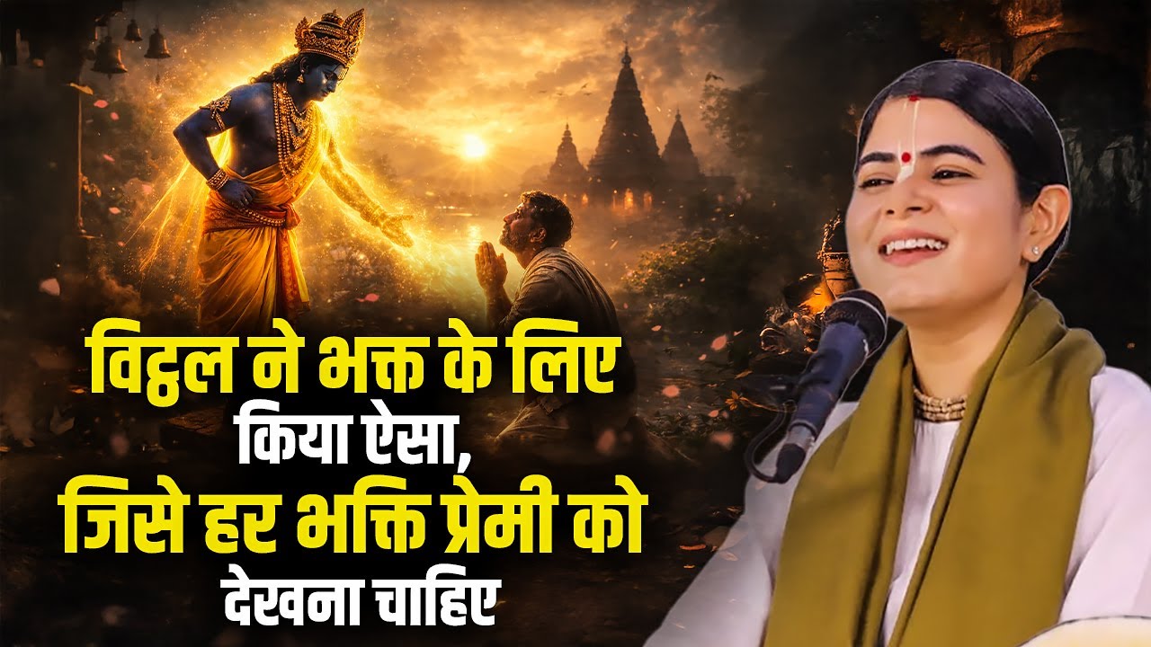 विट्ठल ने भक्त के लिए किया ऐसा, जिसे हर भक्ति प्रेमी को देखना चाहिए | Devi Chitralekha Ji |Sadhna TV