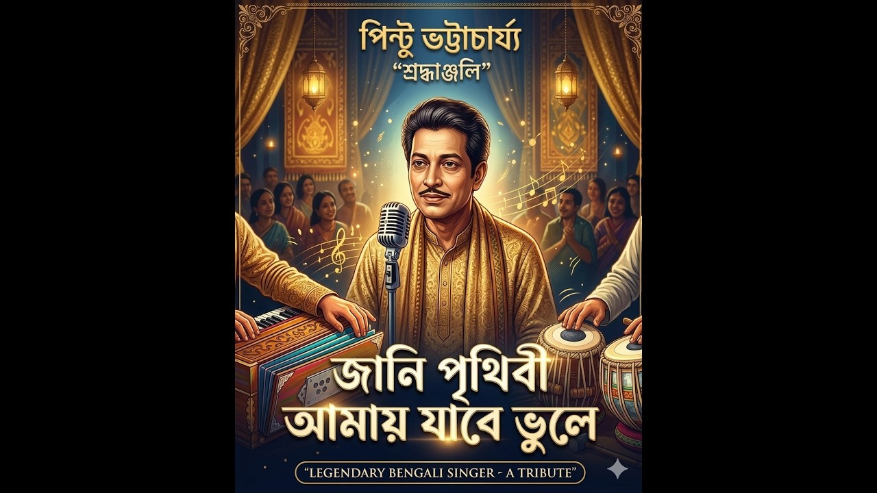 Jani Prithibi Amay(Pintoo Bhattacharya) Cover By Satinath Mukherjee