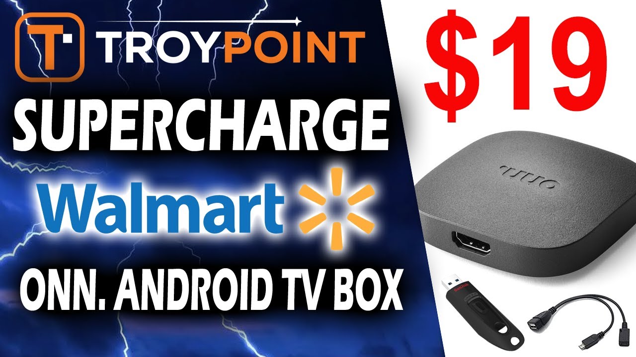 Supercharge New $19 Walmart onn. Google TV Android Box