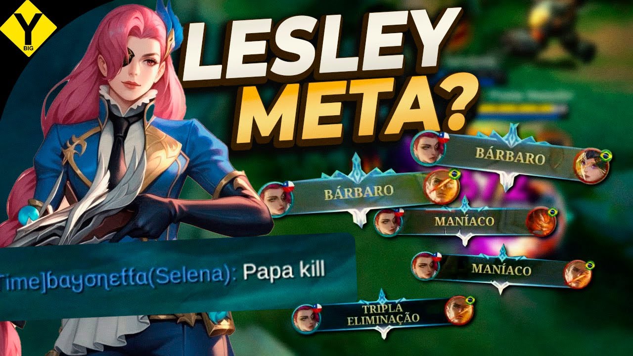OLHA O DANO DESSA NOVA LESLEY KKKKKKKK | Mobile Legends