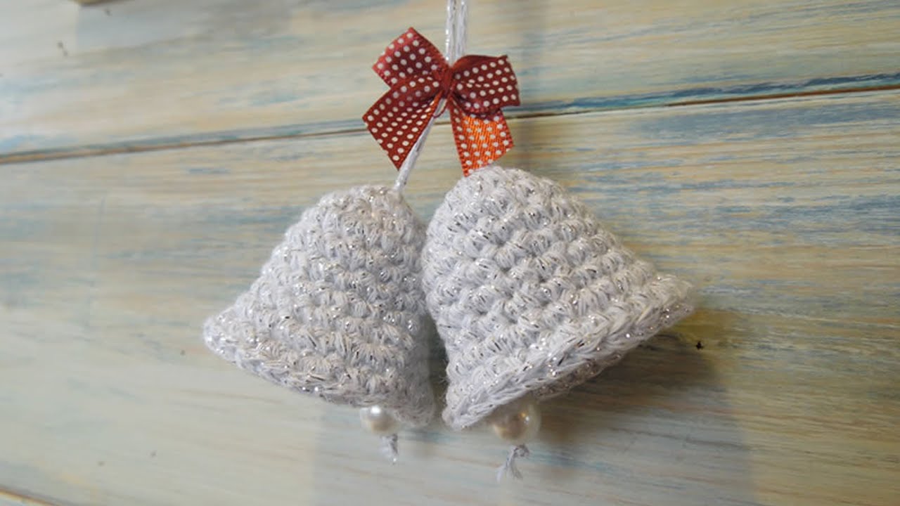 (crochet) How To - Crochet a Christmas Bell Decoration