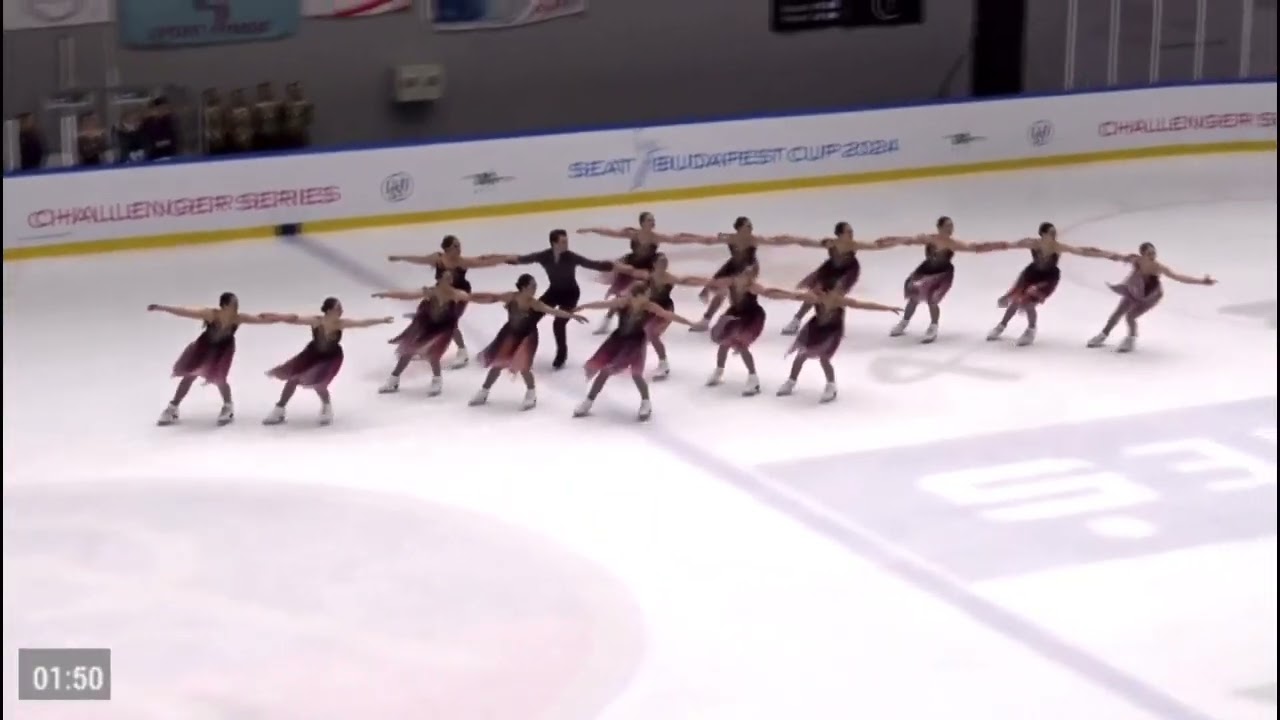 2024 Budapest Cup Haydenettes FS 🥈