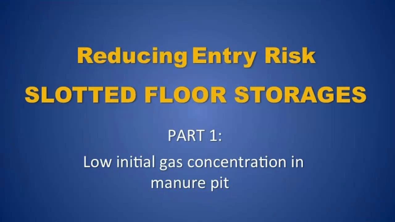 Manure Storage Ventilation Demonstration: Slotted Floor Storage