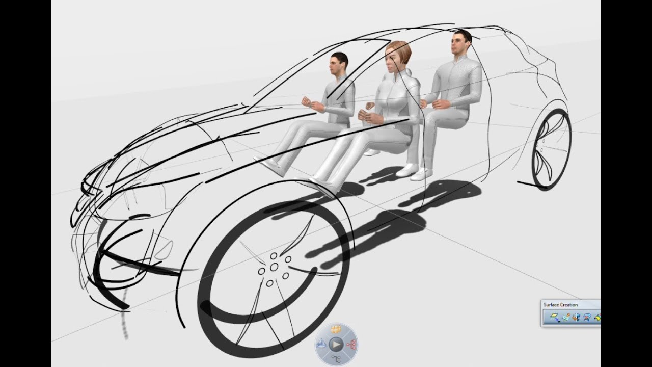 CATIA V6 | Industrial Design | 3DSketching with CATIA for Creative Designers
