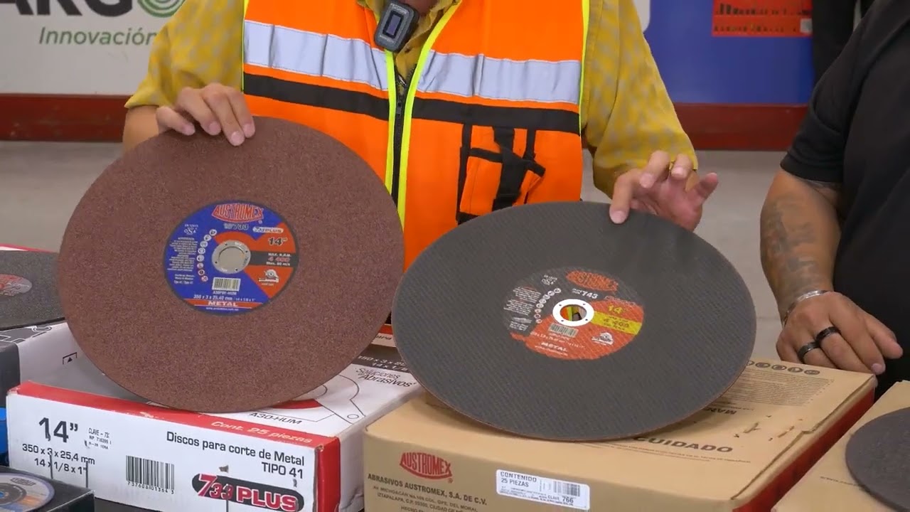 ¿Conoces los discos para cortadora de  metales de 14