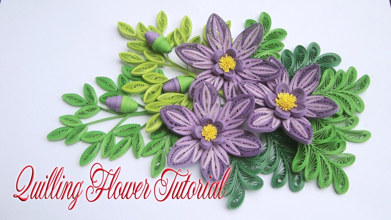 Quilling Flower V3 Tutorial | DIY Paper Flower Tutorial Handmade Decoration
