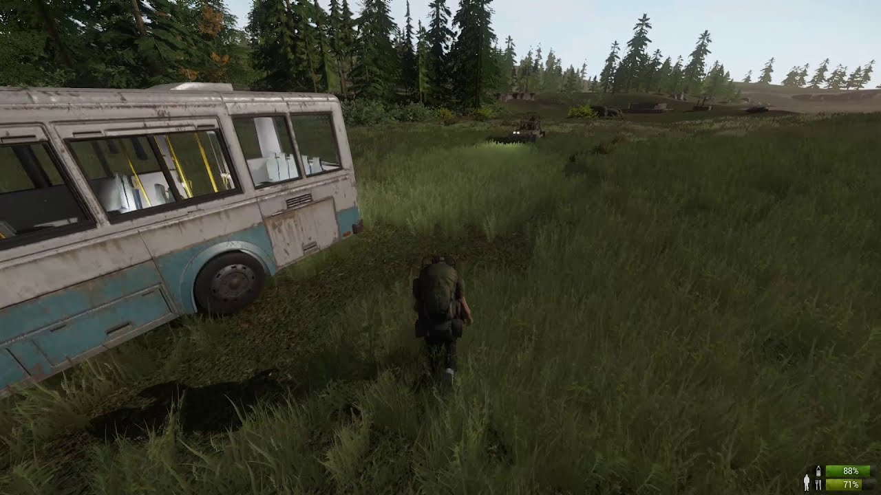 Miscreated - This BUS wont POP!!!!!! with Police car in it!!!