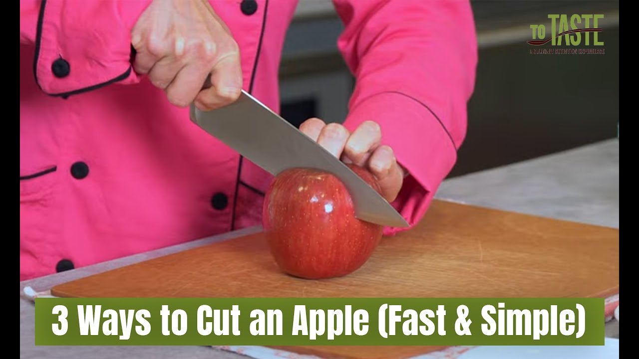 You've Been Cutting Apples WRONG Your Whole Life! | 3 Ways to Cut an Apple (Fast & Simple)
