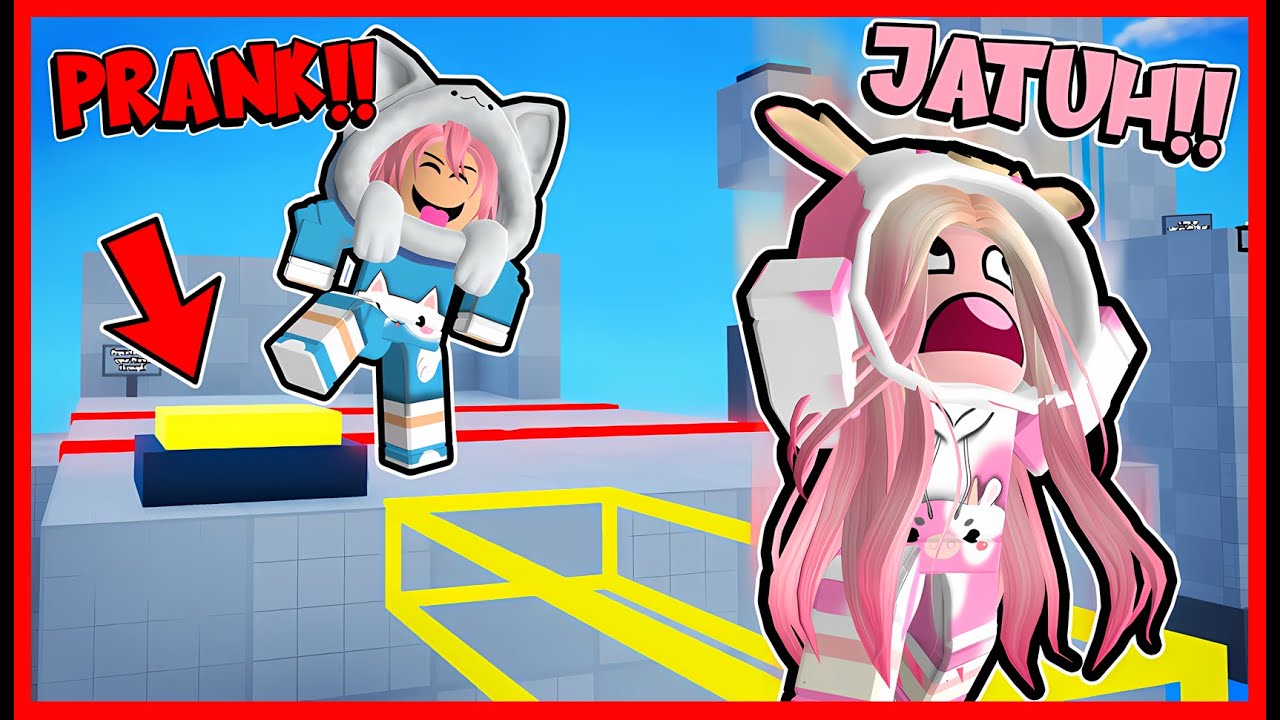 OBBY TAPI BUTUH KERJA SAMA TEAM !! MARI KITA PRANK !! Feat @MOOMOO Roblox