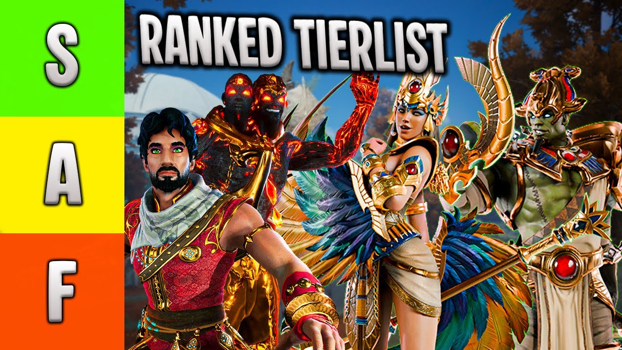 ЛУЧШИЕ И ХУДШИЕ БОГИ В РЕЙТИНГОВОМ СПИСКЕ SMITE 2