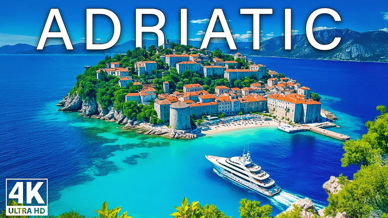 4K Adriatic Coast 2026 🌊 Crystal Clear Waters, Historic Towns & Coastal Views | Deep House Chillmix