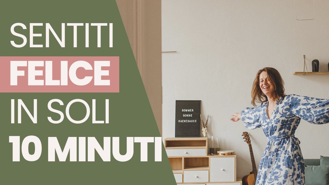 Sentiti FELICE in 10 minuti I Pratica della GRATITUDINE per più LEGGEREZZA I Meditazione guidata