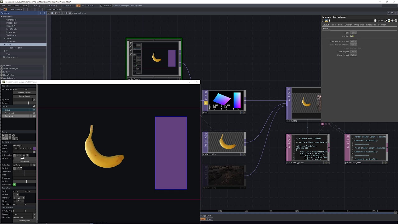 [TouchDesigner Tutorial] Kantan UV Helper