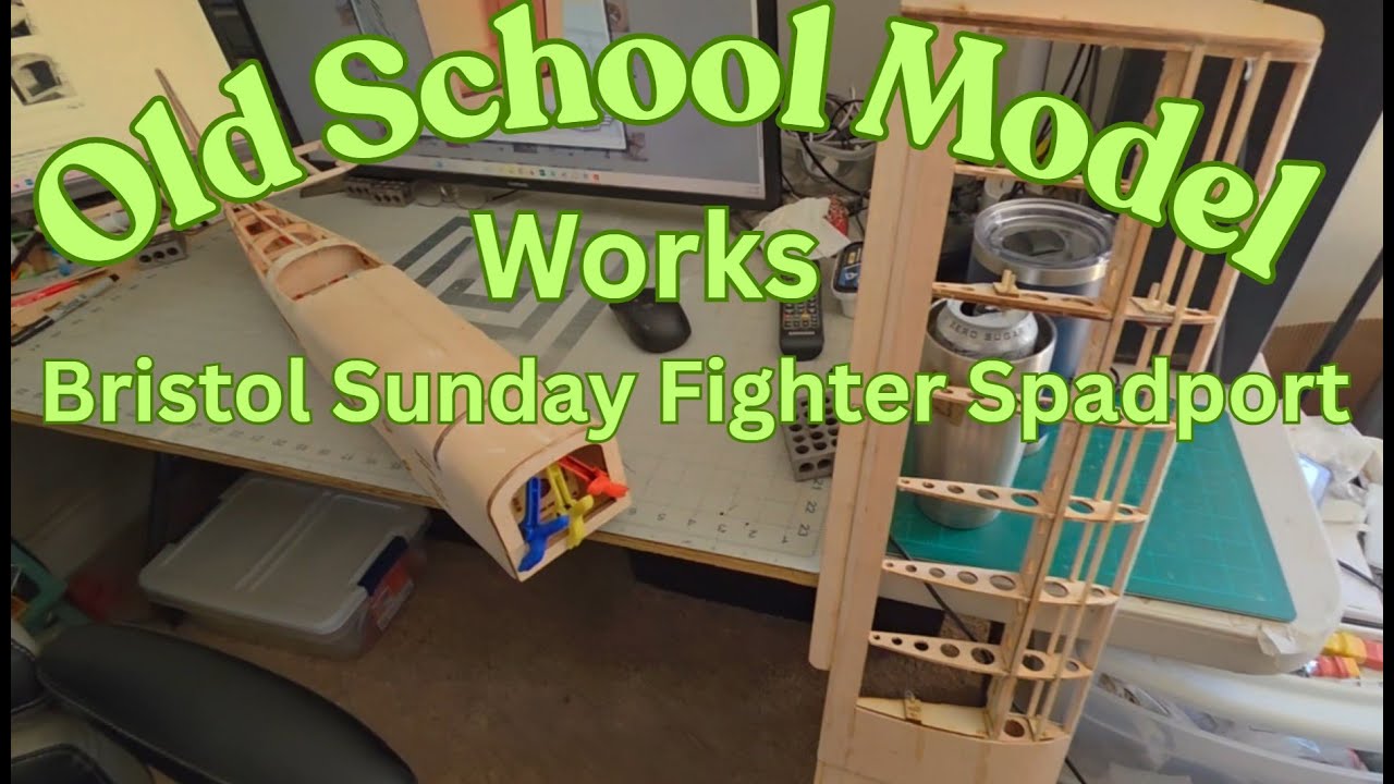 Old School Model Works Sunday Fighter, Bristol Spadport Kit Build Update.  #rcplane #rcflying#drone