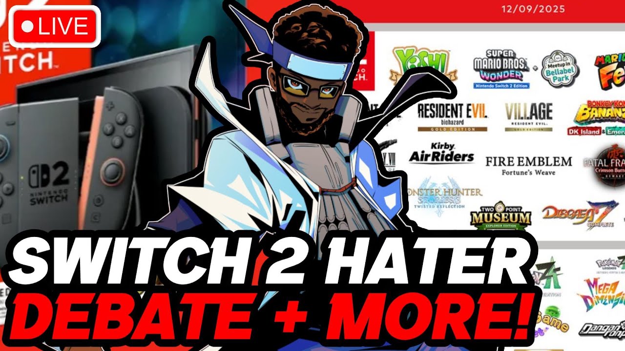BEST Nintendo Direct 9.12.2025 Games + Debate vs. Switch 2 HATER (9 PM ET) - PE LIVE!
