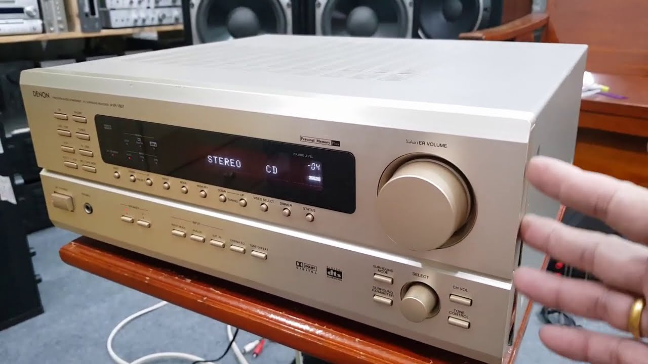 (Đã bán) Amply xem phim Denon AVR 1801 có giải mã DAC - cs 200w chơi karaoke tốt