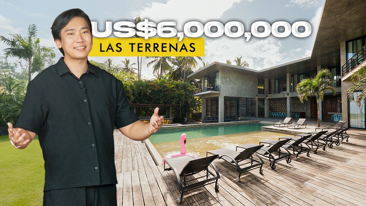 Nunca Habías Visto una Villa Como Esta en RD | Brutalismo Tropical Frente al Mar en Las Terrenas.