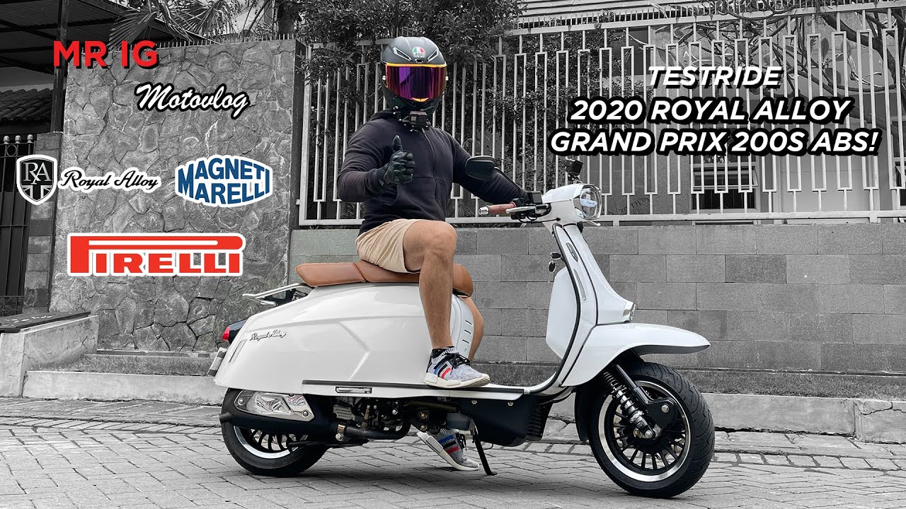 MOTOVLOG: #7 SCOOTER INGGRIS KENCANG! TESTRIDE ROYAL ALLOY GP200S ABS FULLPAPER INDONESIA!