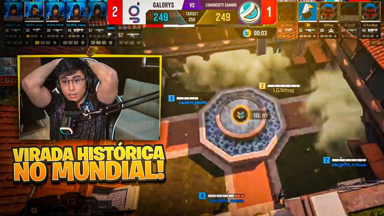 GALORYS FEZ HISTÓRIA CONTRA A LUMINOSITY NO MUNDIAL DE COD MOBILE 2024! (JAPA REAGE)
