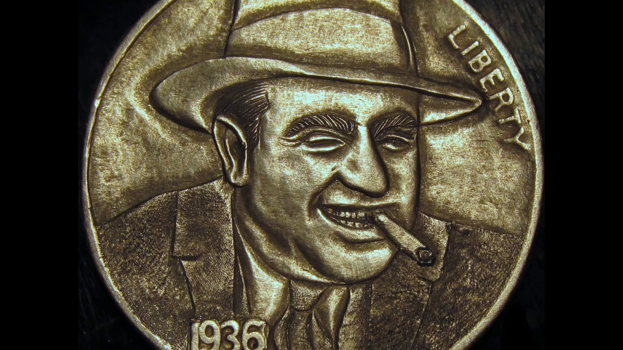 Резьба по монетам/Хобо Никель/Hobo Nickels/ 