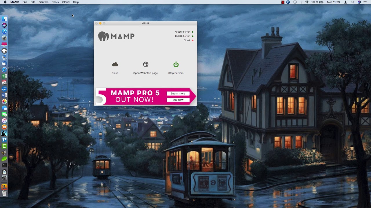 4- Installation de DOLIBARR sous Mac avec MAMP P1