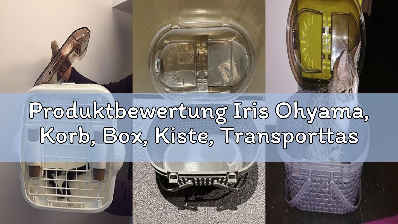 Produktbewertung Iris Ohyama, Korb, Box, Kiste, Transporttasche aus Kunststoff (PP) für Hund, Katze,