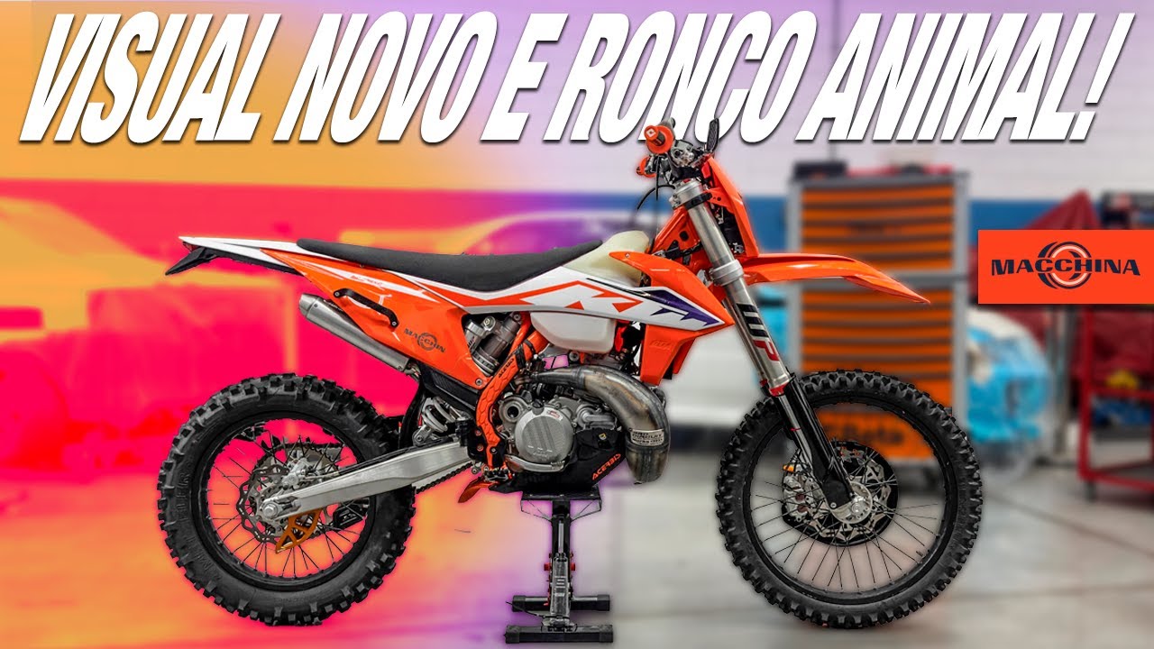 TKM 300 2 tempos recebeu 11 novos acessórios! KTM 300 EXC