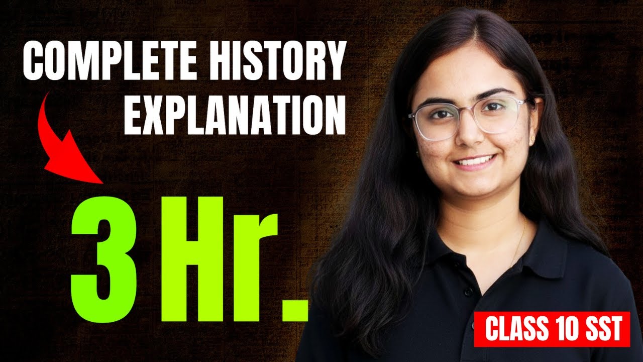 📜 Complete Class 10 History in 3 HOURS! 💯 | Full Syllabus Marathon | Tanvi Ma’am