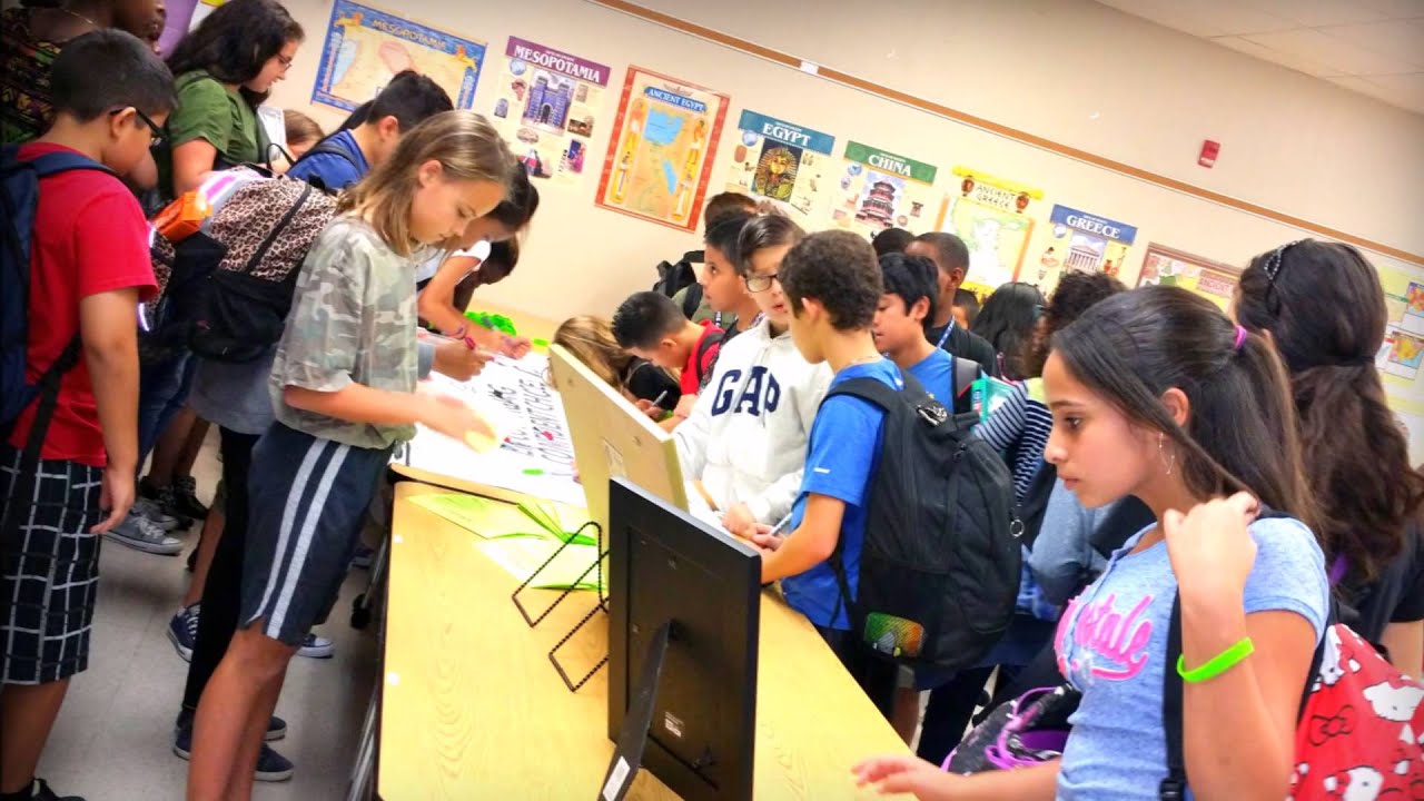 South Creek Middle School Students -- ARE the Example!