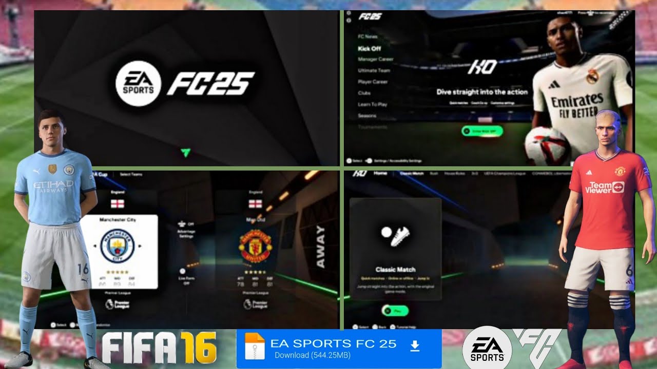 FIFA16 MOD EAFC25 NEW MOD