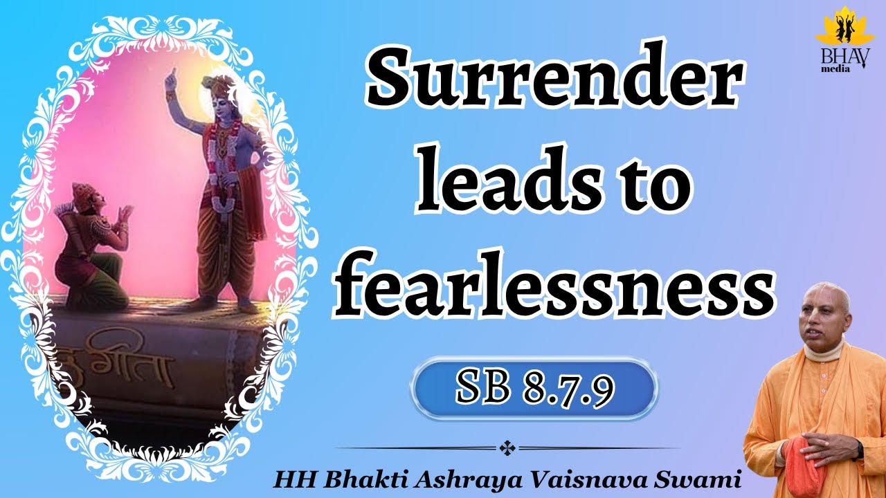 Surrender Leads to Fearlessness | Initiation Lecture | ISKCON Jaipur | Bhakti Ashraya Vaisnava Swami