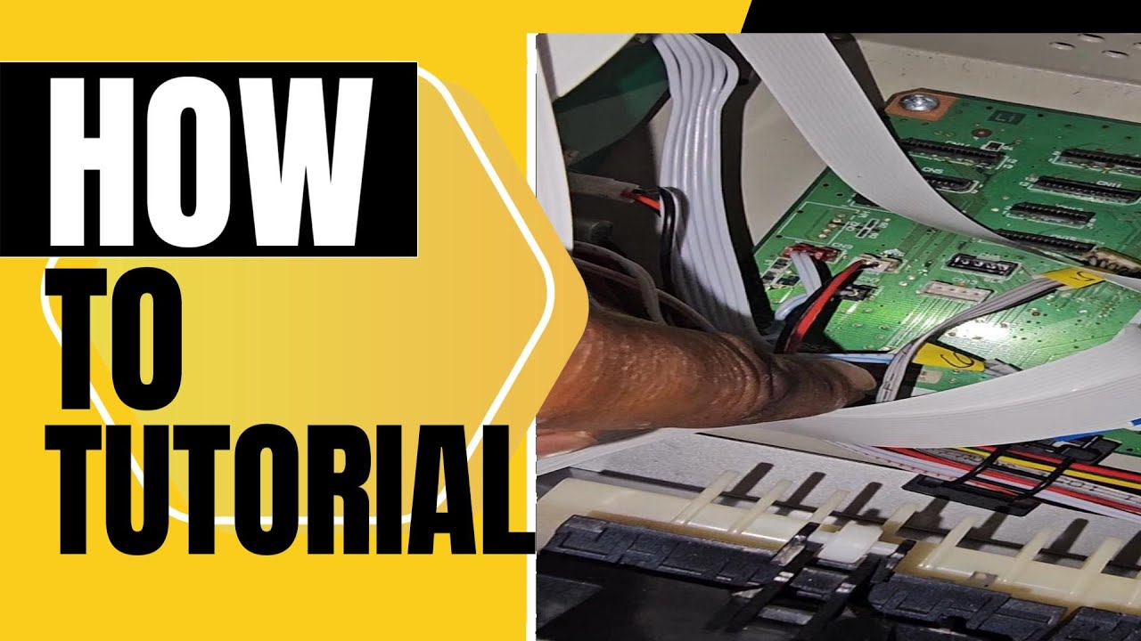Erasmart R1390 / L1800 A3 Dtf Printer Motherboard Replacement Step by Step Tutorial