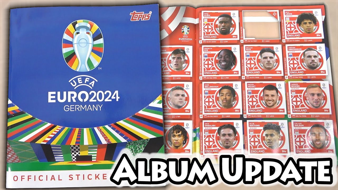 EURO ALBUM UPDATE | NEW Topps Euro 2024 Official Sticker Album Update | Our Collection So Far