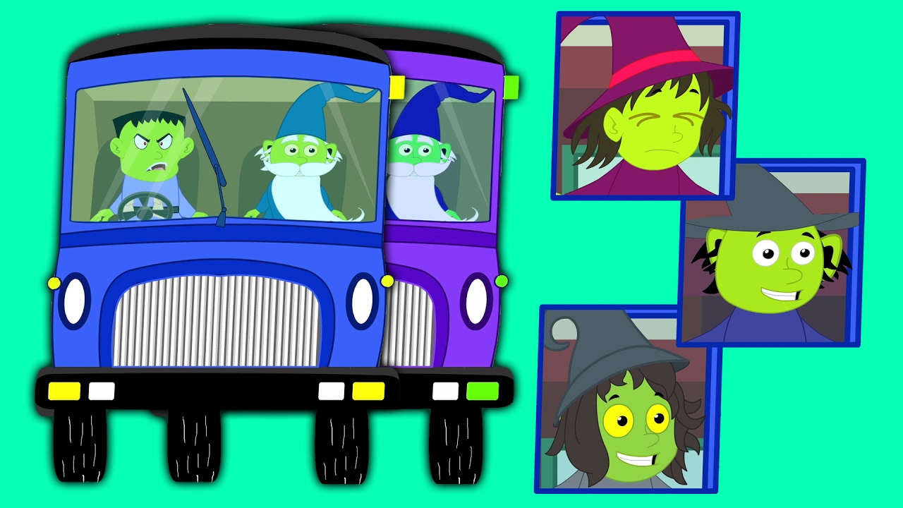 Rodas no ônibus | Rima para crianças | crianças música | Scary Nursery Rhyme | Wheels On The Bus