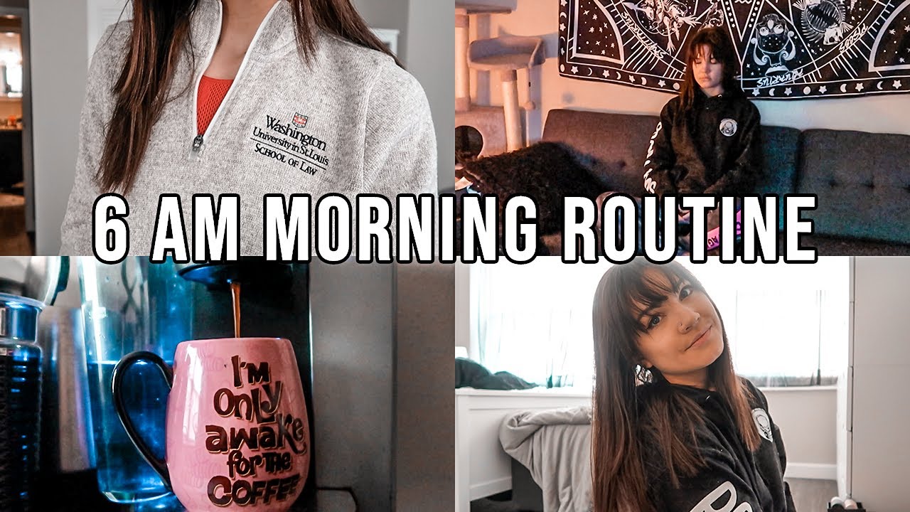 6am law school morning routine *yes it's early but it's worth it*