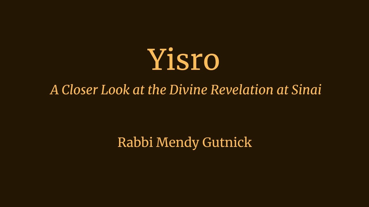 Torah Portion of Yisro