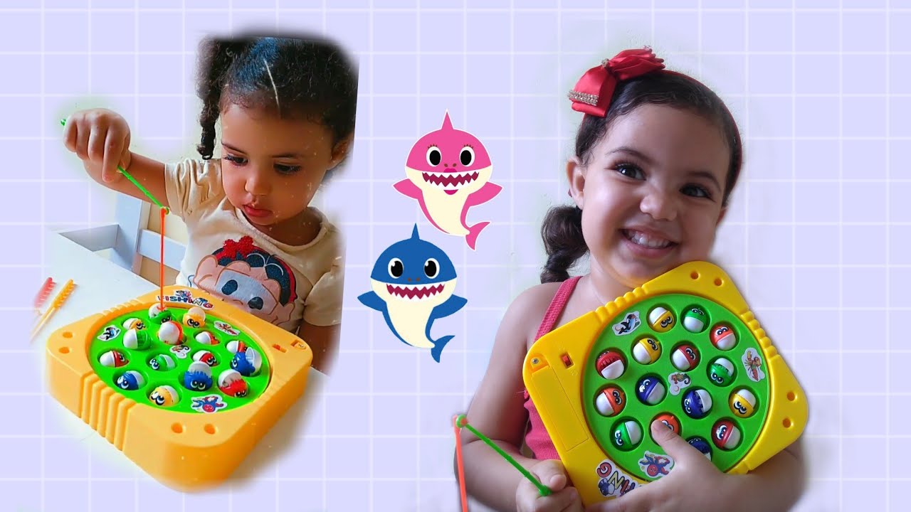 Brinquedo de pescar peixe infantil - Aysha Dias