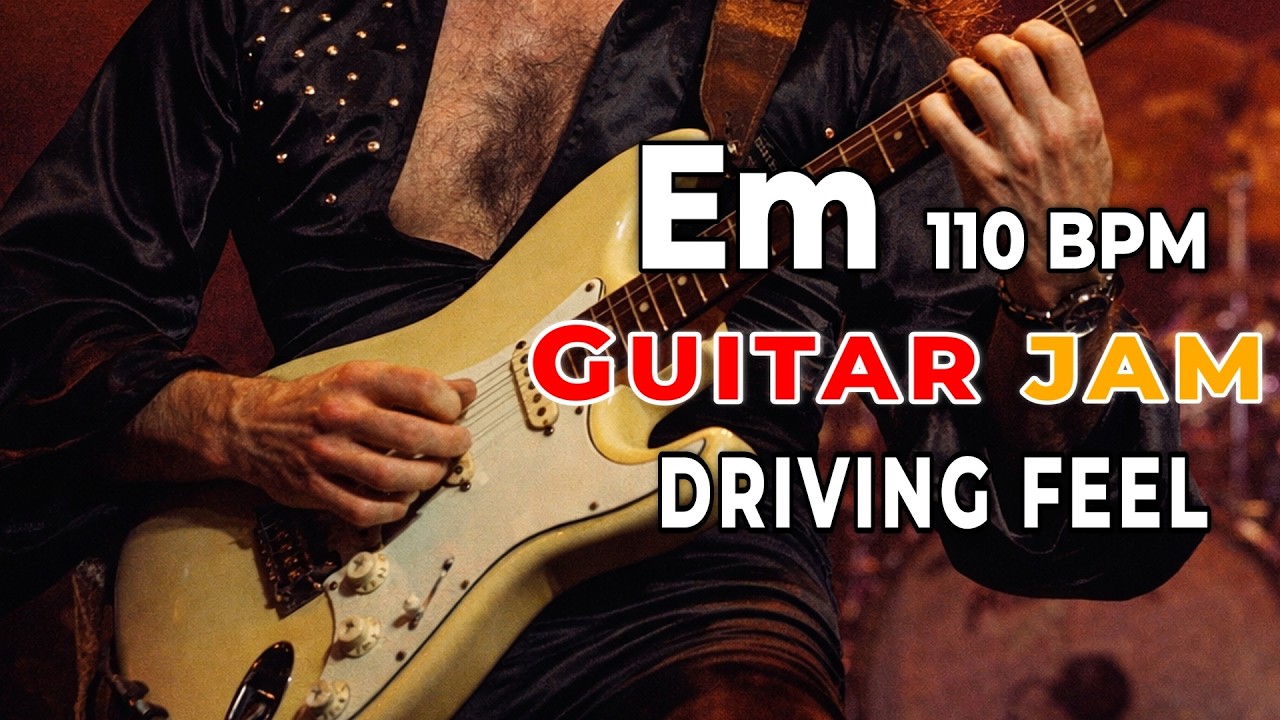 E Minor Neoclassical Hard Rock Backing Track 110 BPM