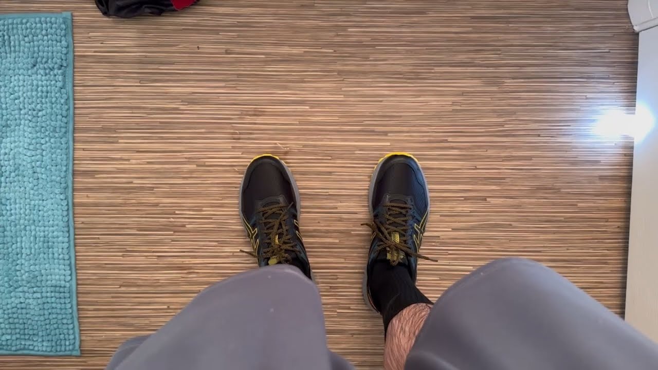 Wet ASICS Trail Scout 2 Shoes in the Shower then Bath