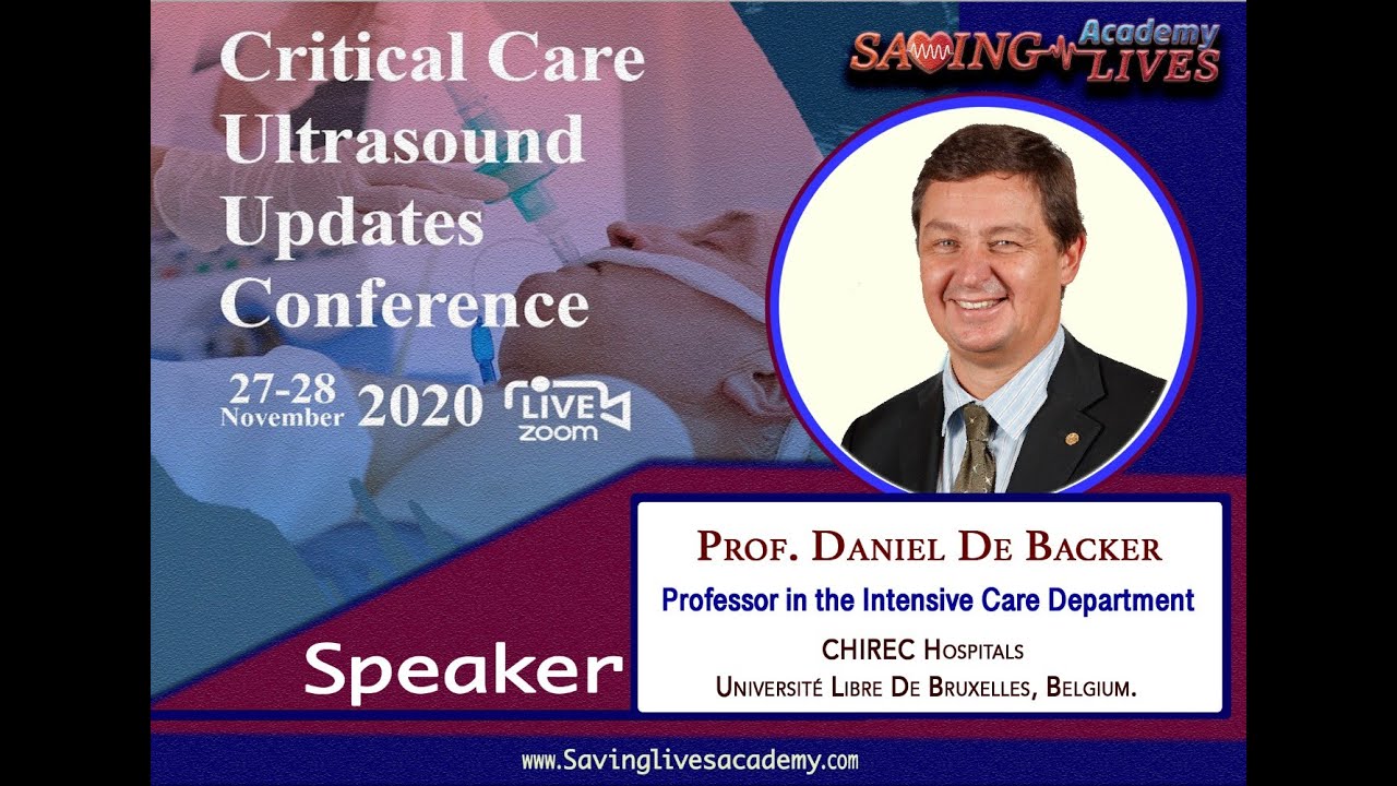 IVC vs SVC in fluid therapy, Daniel De Backer