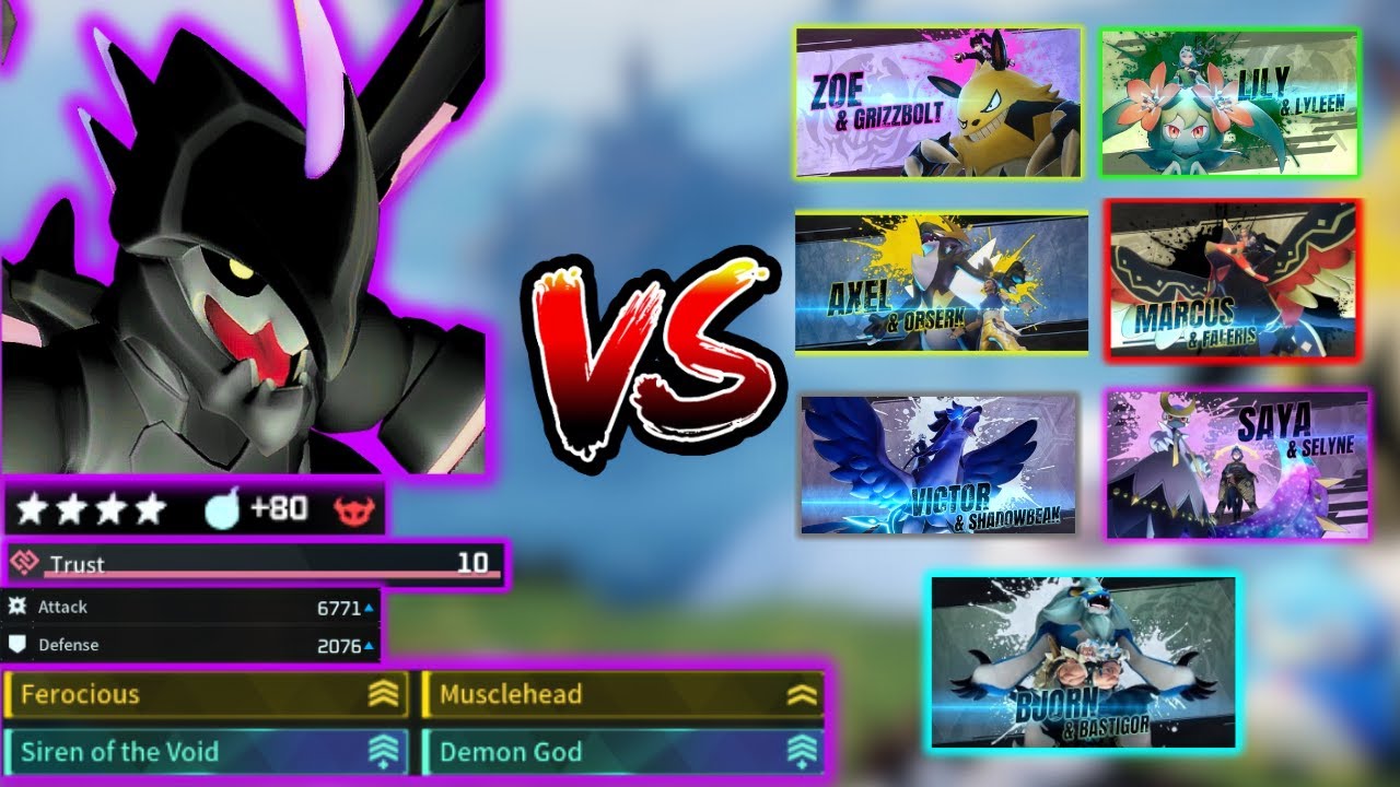 Max Upgraded Astegon VS All Tower Bosses | PALWORLD ULTRAKILL | PALWORLD