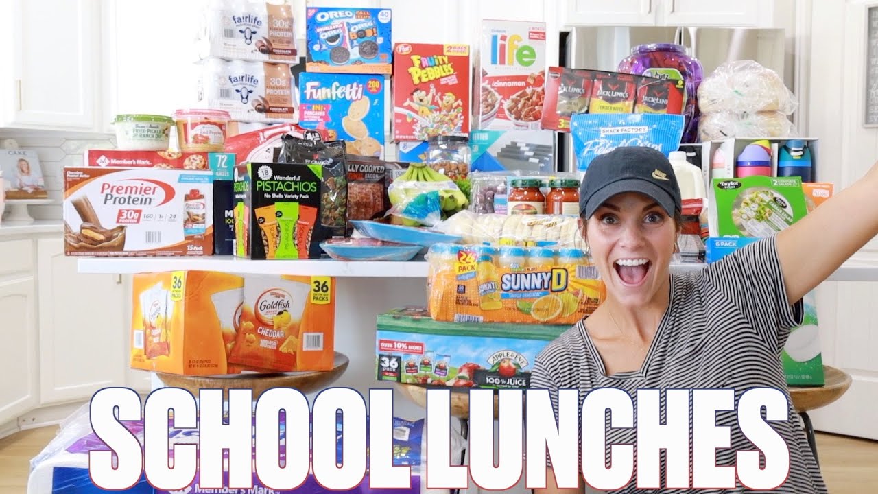 BACK TO SCHOOL LUNCH HAUL | GROCERY SHOPPING FOR A BIG FAMILY AND SCHOOL LUNCHES