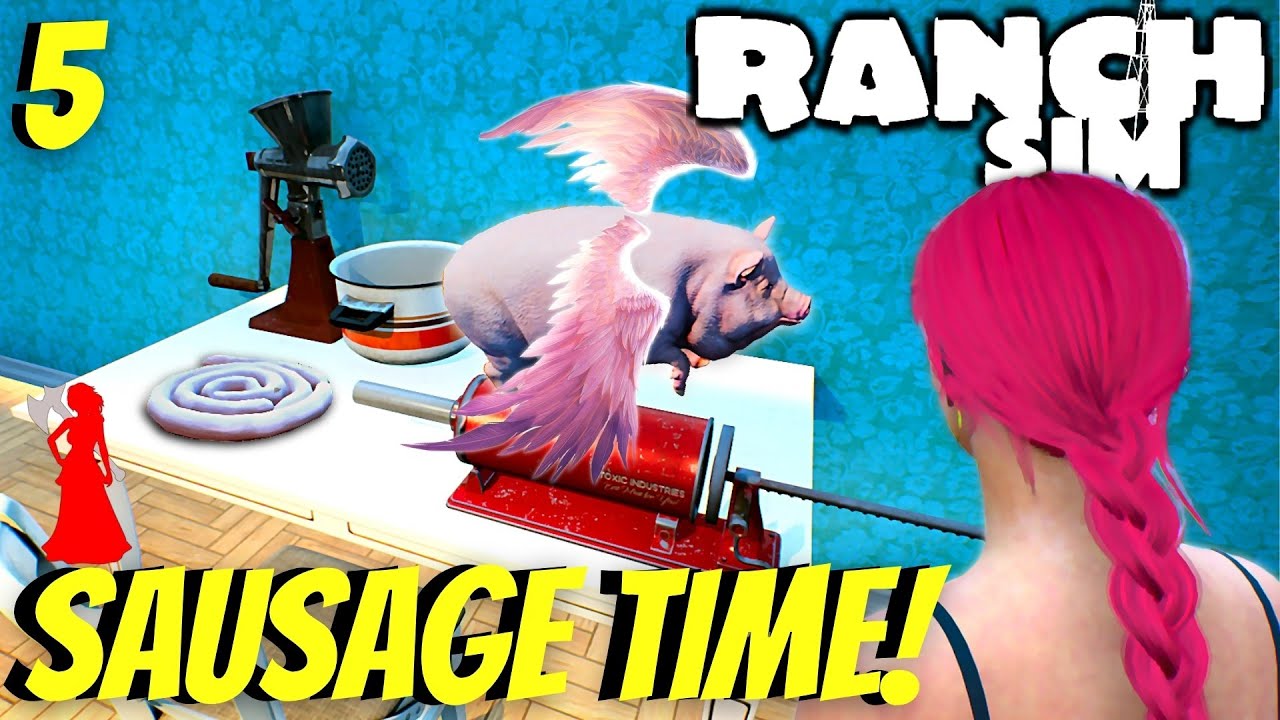 Our First Little Piggy Gets Turned Into Sausage! | Ranch Simulator | PC Gameplay Series Part 5