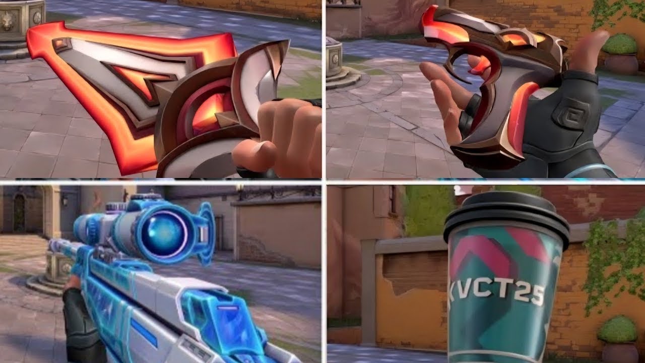 Valorant S25 Act 5 Battlepass All Skins in Game Showcase & Animations